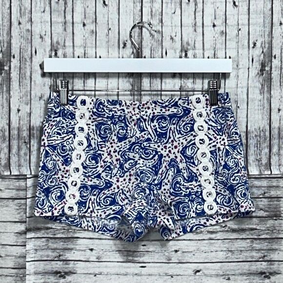 Lilly Pulitzer Mini Liza Shorts Star Crush - Picture 1 of 9